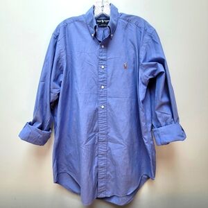RALPH LAUREN | Yarmouth Pinpoin Oxford, Sz. 15 1/2/33